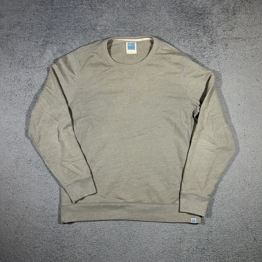 Jason Scott Crewneck Beige Sweatshirt Mens Size Large V Stitch #3073